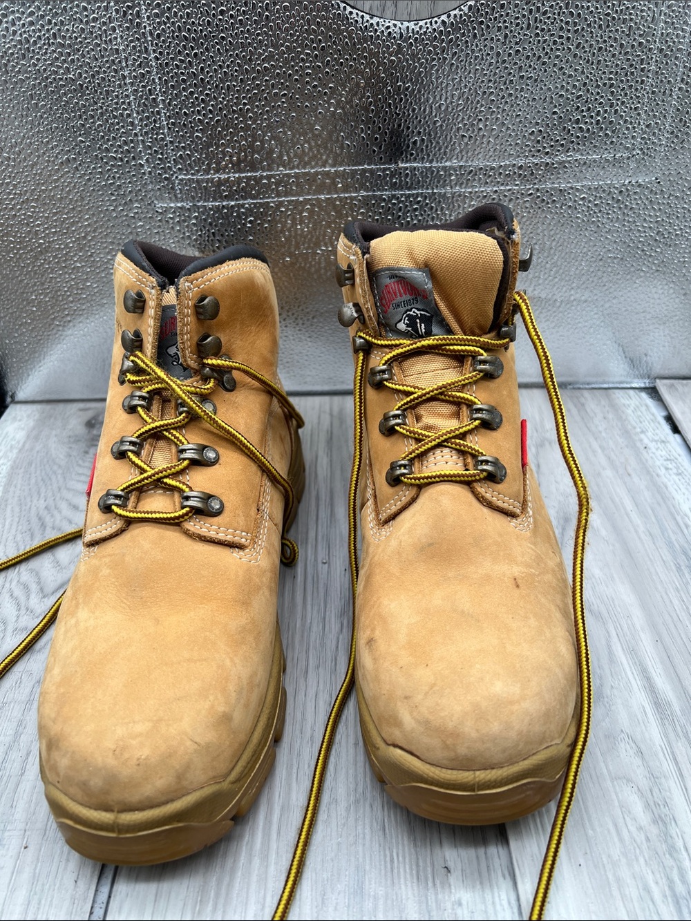 Herman Survivors Men's Breaker 7" Leather Waterproof Steel Toe Work Boot 6.5 W